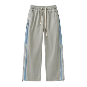 "High Street Double Zip Loose" Sweatpants