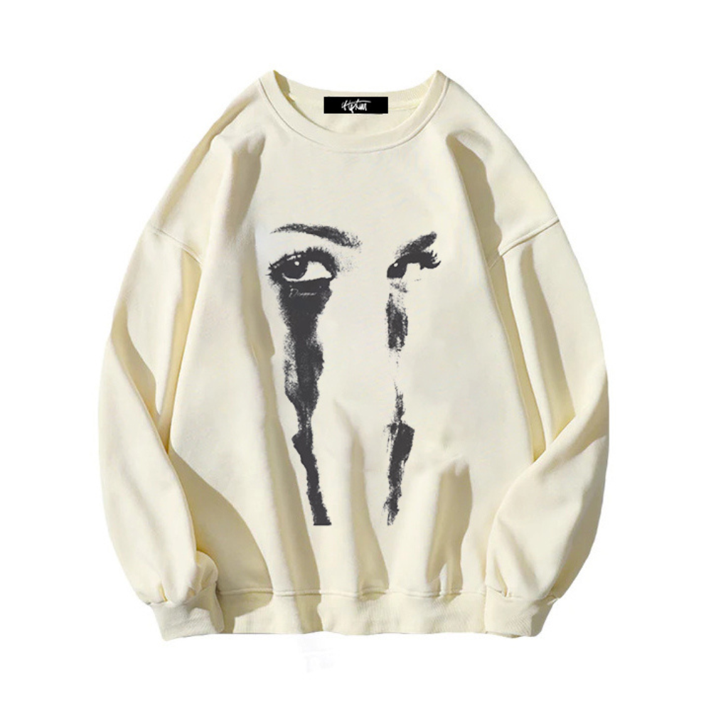 “Niche trend female eye shadow print” Sweatshirt