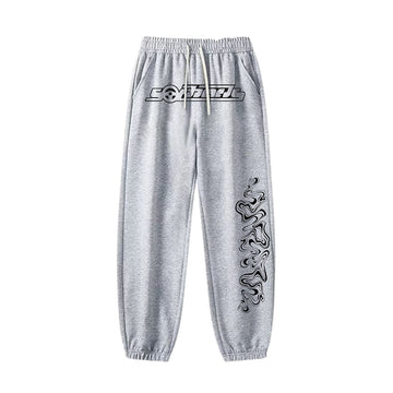"Casual high street cartoon racing cool" Sweatpants