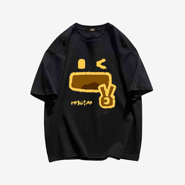 "Style trendy cartoon print" T-shirt