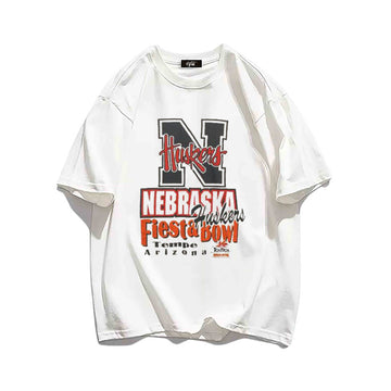 "Casual retro high street loose English poster design" T-shirt