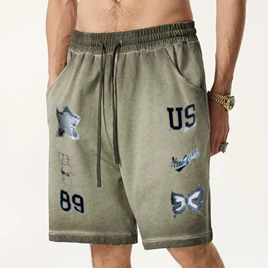 "High street casual cartoon multi-icon cool" Shorts