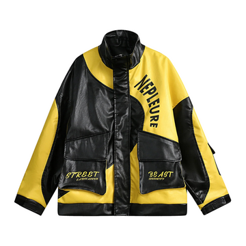 “Patchwork Letter” Jacket