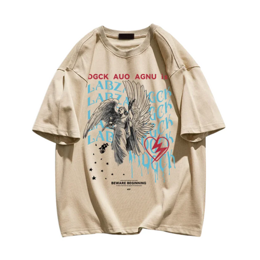 “Urban Bold Angel Graphic” T-shirt