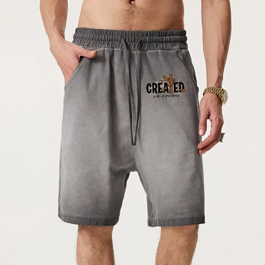 "High street casual cartoon cross butterfly" Shorts