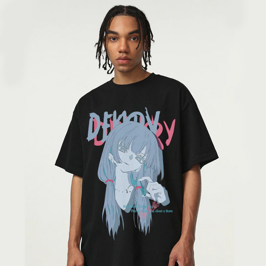 “Cartoon Girl D ”T-shirt