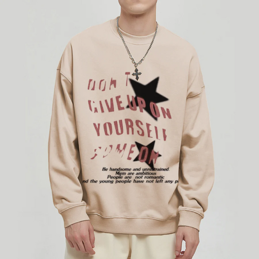 “Simple Letter Starl” Sweatshirt
