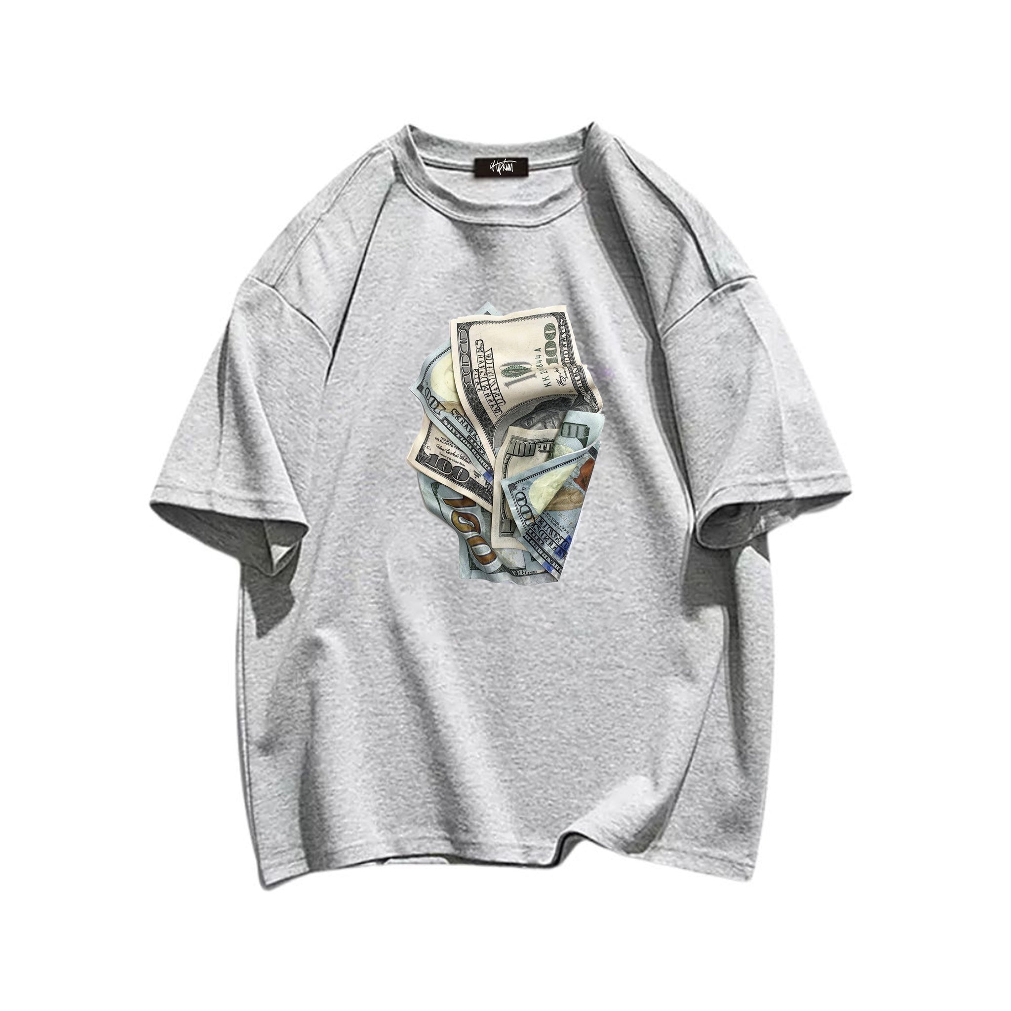 "High street casual retro banknote pattern cool and simple" T-shirt