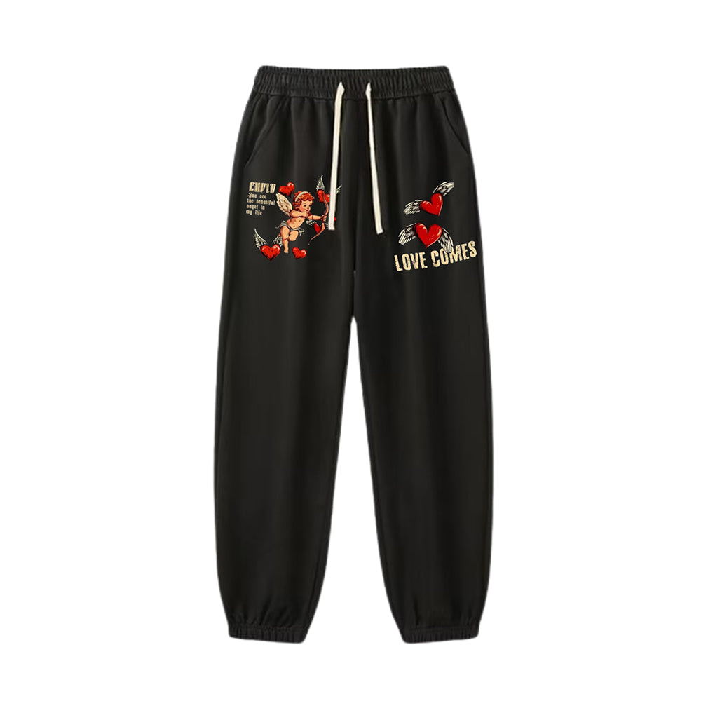 "Casual high street cartoon cute cupid" Sweatpants