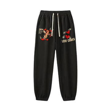 "Casual high street cartoon cute cupid" Sweatpants
