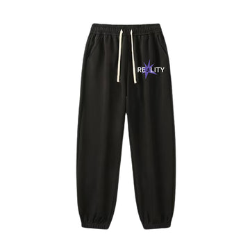 "Casual high street retro cartoon letter design simple" Sweatpants