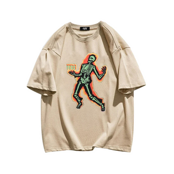 “Brightly Colored skull burst” T-shirt