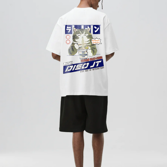 “Greedy Cat D ”T-shirt