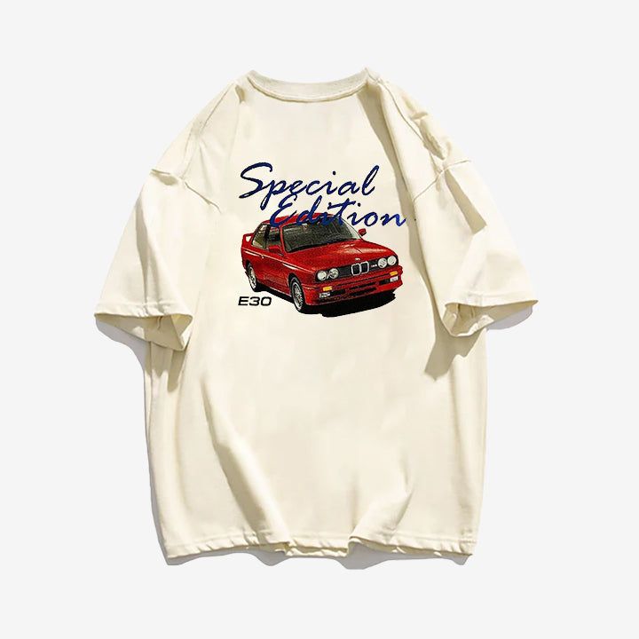 "Casual Retro High Street Loose E30 Car" T-shirt