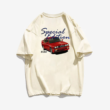 "Casual Retro High Street Loose E30 Car" T-shirt