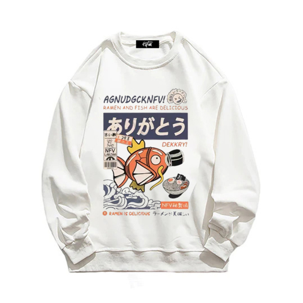 “Japanese retro Magikarp ramen” Sweatshirt