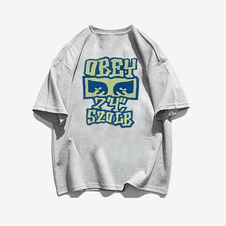 "Casual hip-hop retro high street cartoon poster" T-shirt