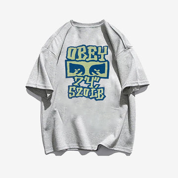 "Casual hip-hop retro high street cartoon poster" T-shirt