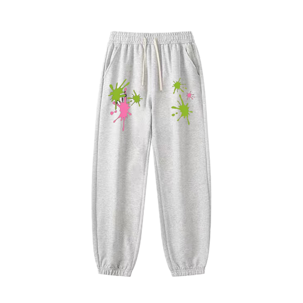 "High street fashion brand messy graffiti casual" Sweatpants