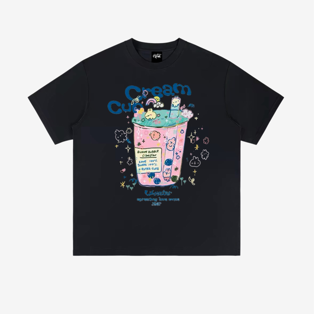 “Style niche milk tea cup hand-painted niche” T-shirt