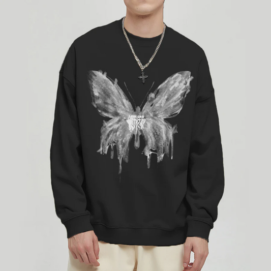 “High Street Butterfly Graffiti” Sweatshirt