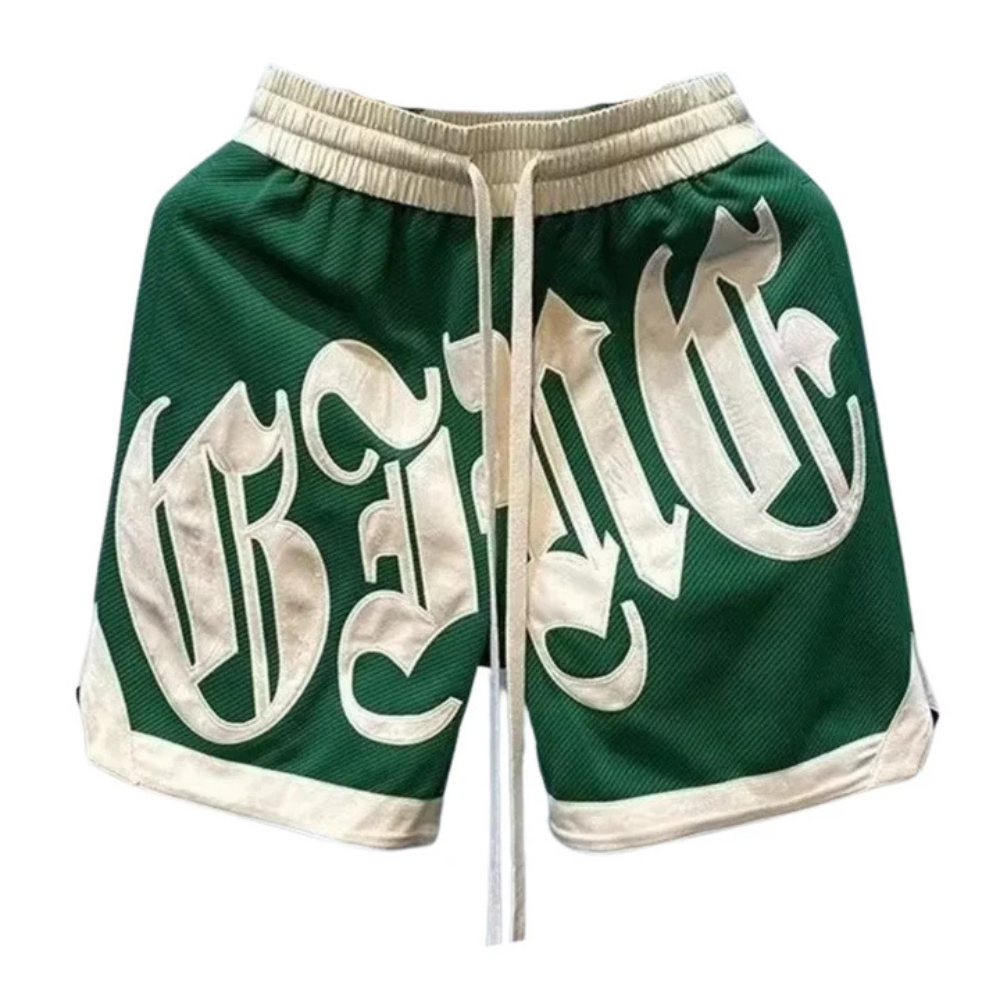 "American Patchwork Basketball" Shorts