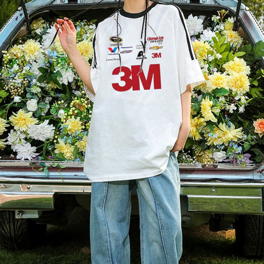 “Niche design Urban racing brand print” T-shirt