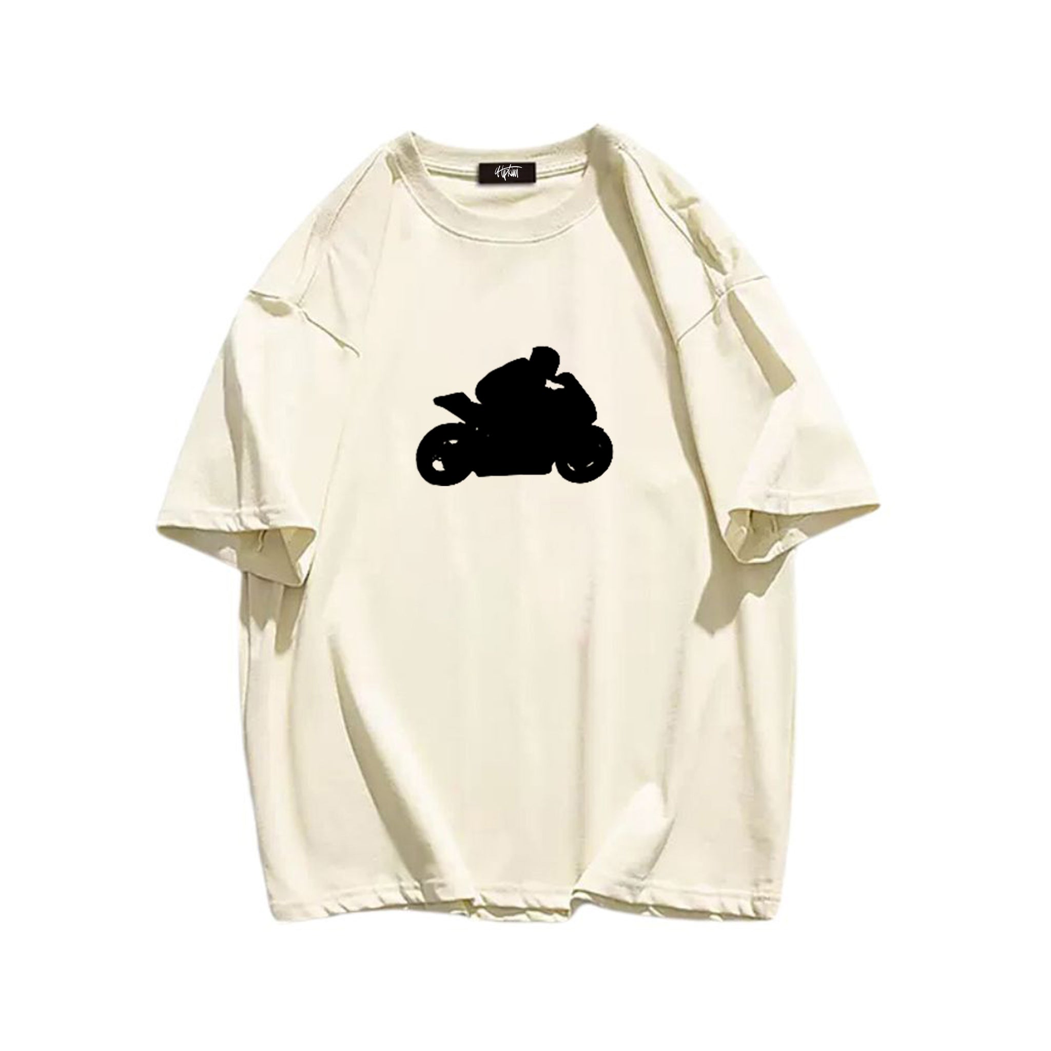 "Casual retro high street loose motorcycle racer shadow" T-shirt