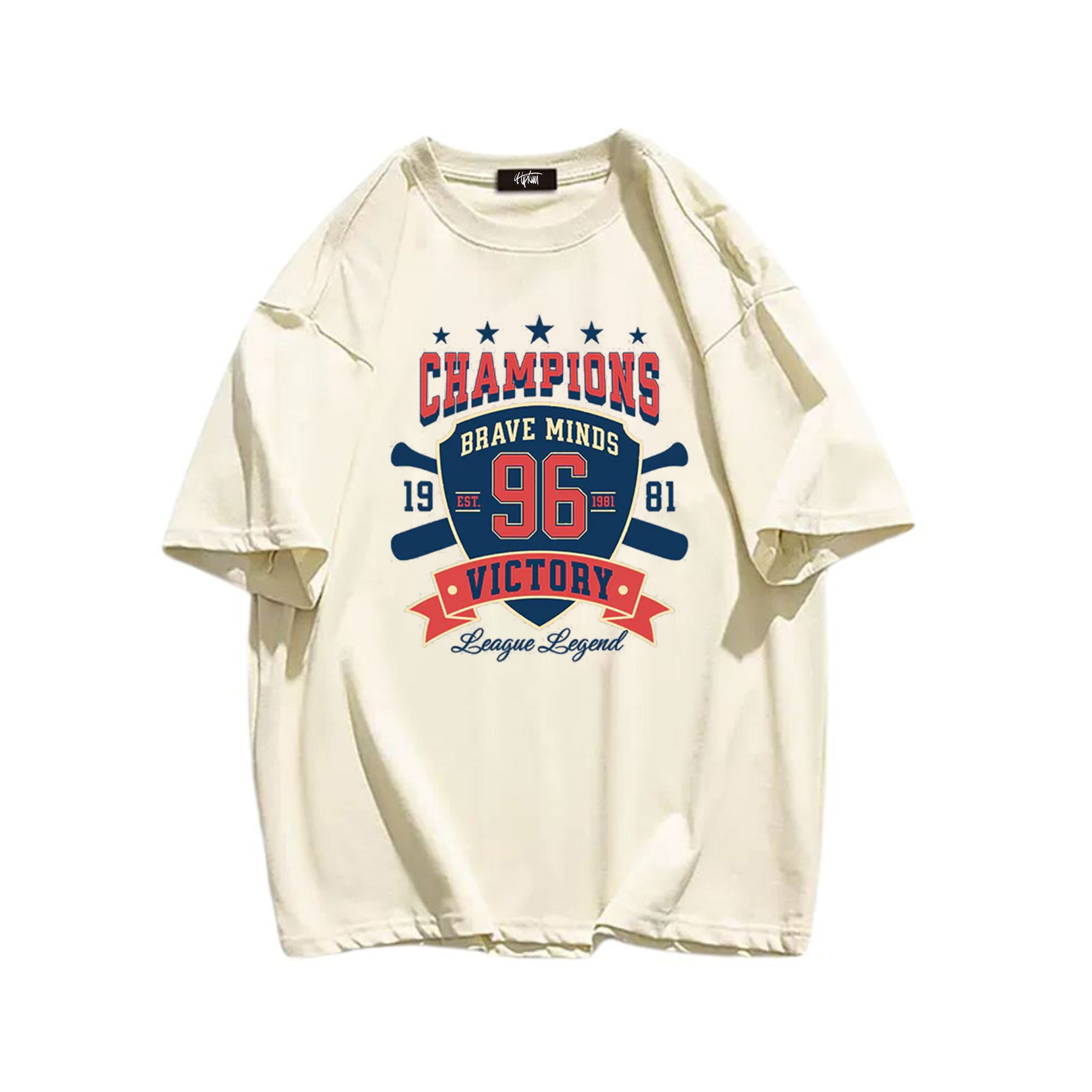 "High street casual retro cartoon 96 icon letter design" T-shirt