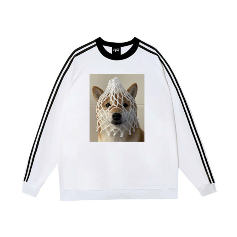 “Grid Puppy” Sweatshirt