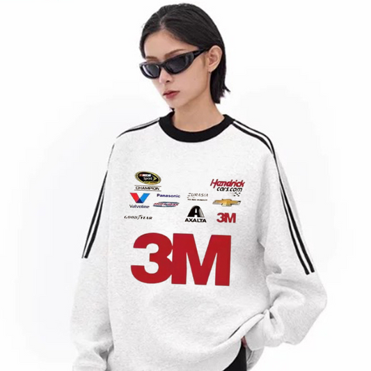 “Niche design American racing brand print” Sweatshirt