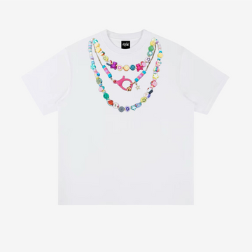 “Niche design dopamine necklace print” T-shirt