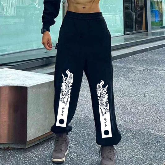 "Casual high street retro simple Japanese style" Sweatpants