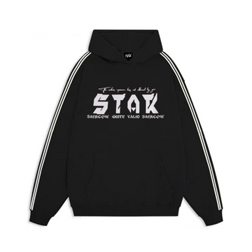 "American trendy STAK print” Hoodie