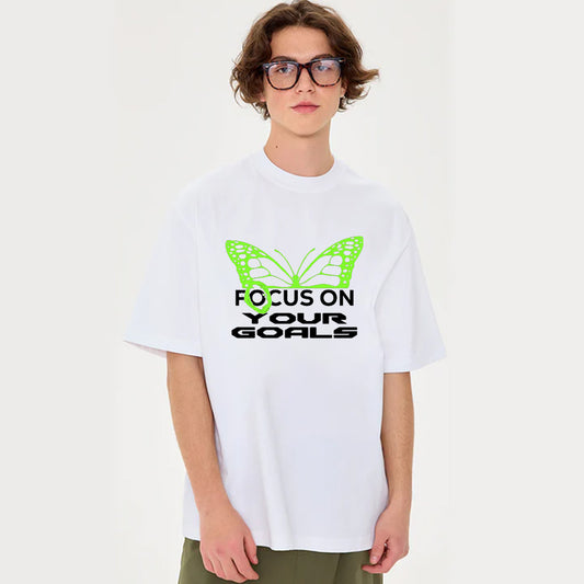 "Trendy retro unique butterfly letter design" T-shirt