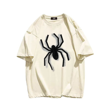 "Casual high street retro dark cartoon little spider" T-shirt