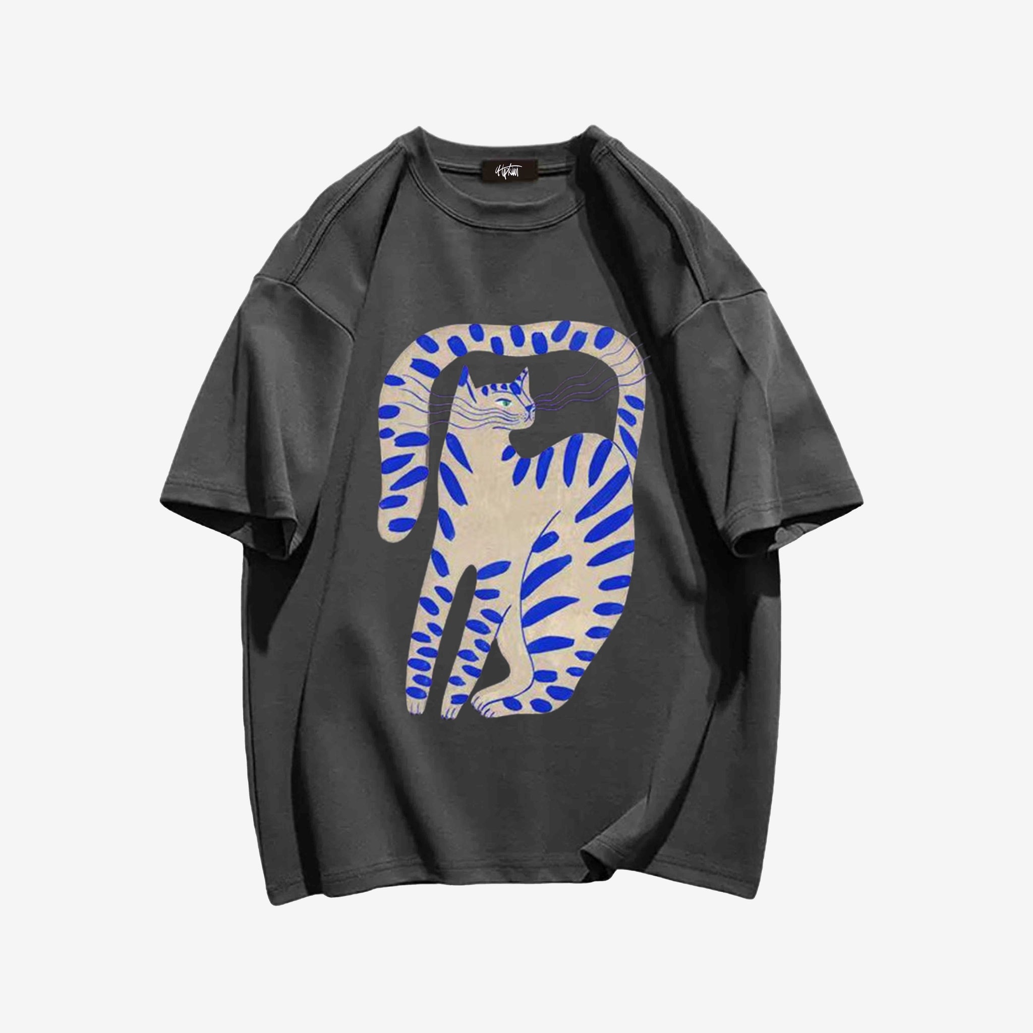 "Style trendy cartoon unique tiger illustration print" T-shirt