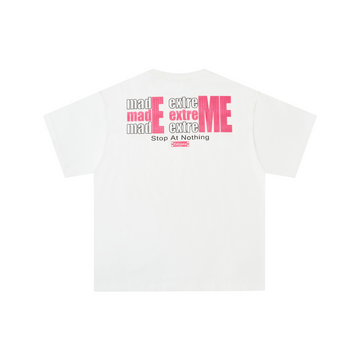“Pink Print English” T-shirt