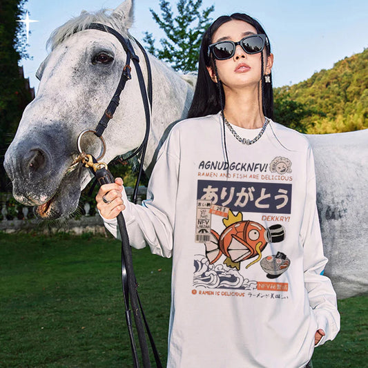 “Japanese retro Magikarp ramen” Sweatshirt