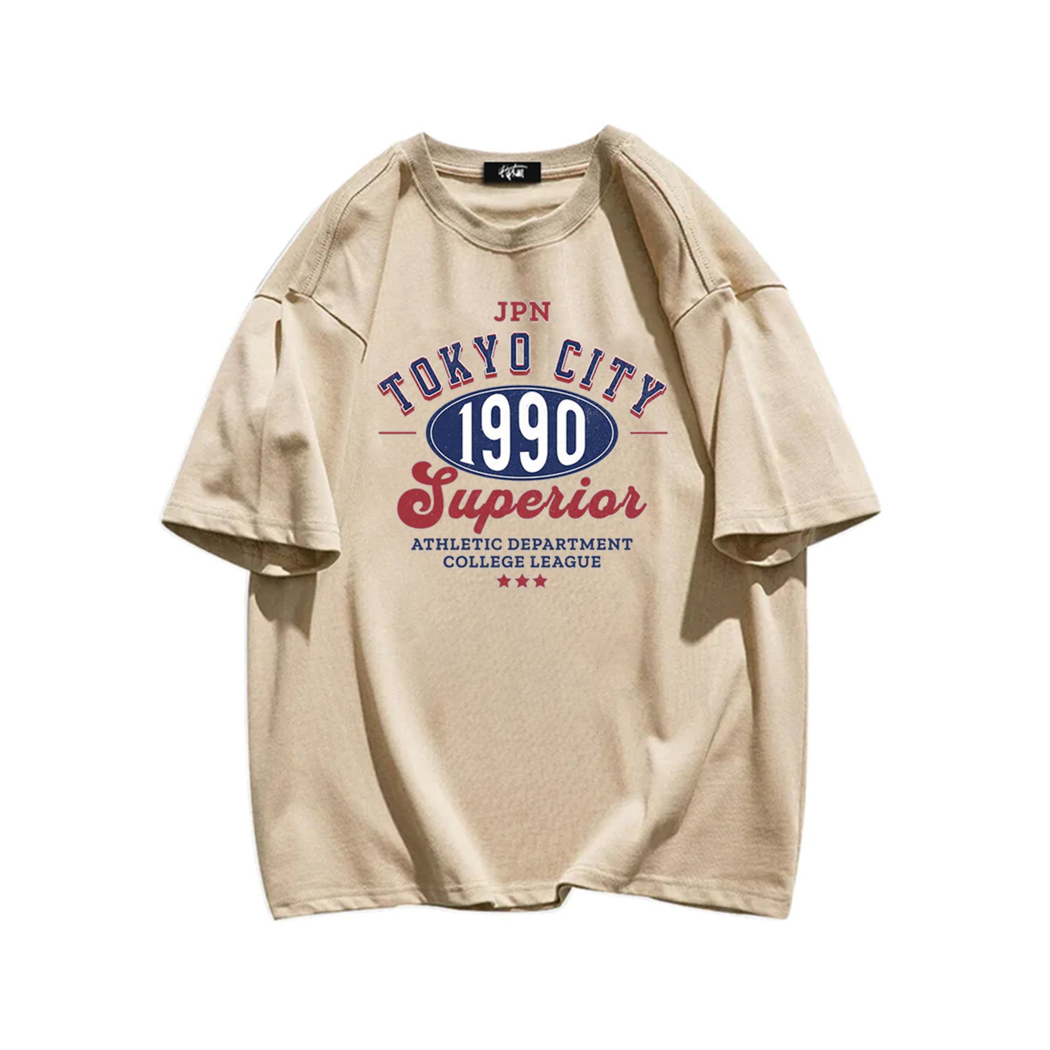 "High street casual retro cartoon numbers 1990 design" T-shirt