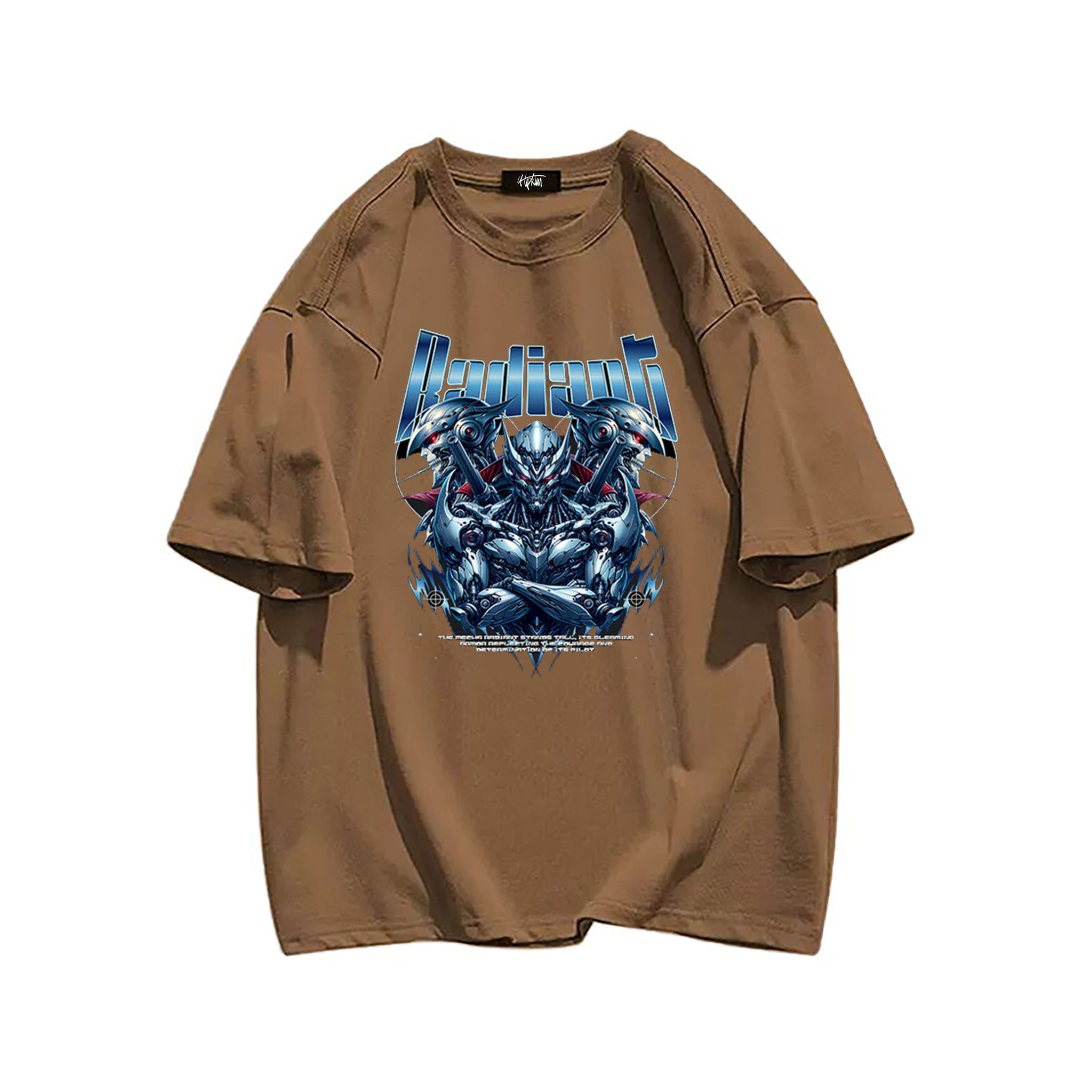 "High street casual retro cartoon cyberpunk cool robot" T-shirt