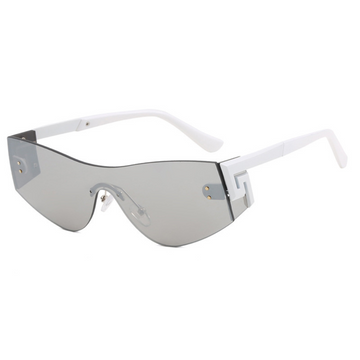 "Y2K Fashion One Piece Rimless"Glasses