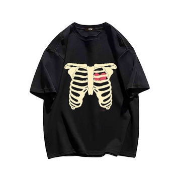 “Bone spine skeleton dark wind” T-shirt
