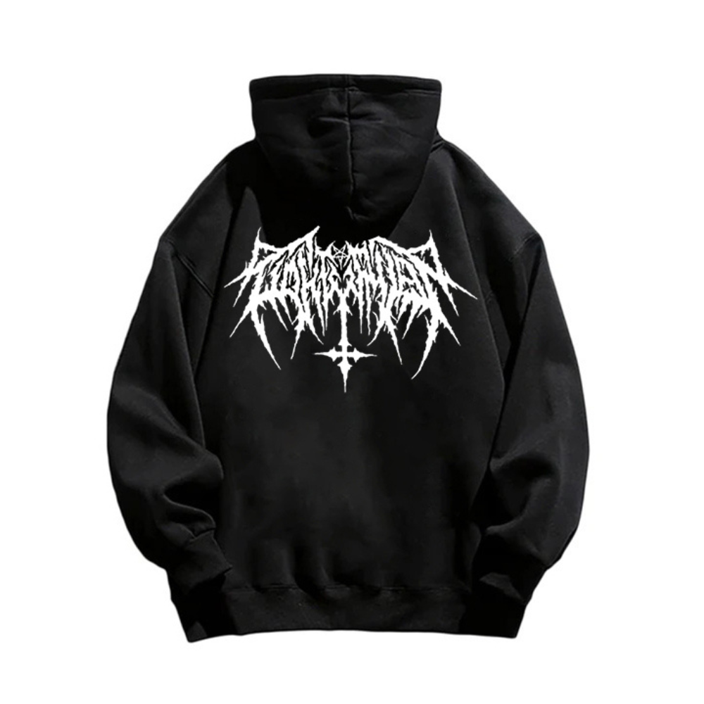 "Dark style cool devil wings trendy print" Hoodie