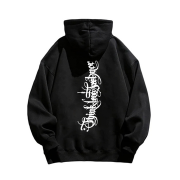"American style trendy cool letters dark print" Hoodie