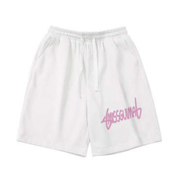 "Versatile Pink Letters" Shorts