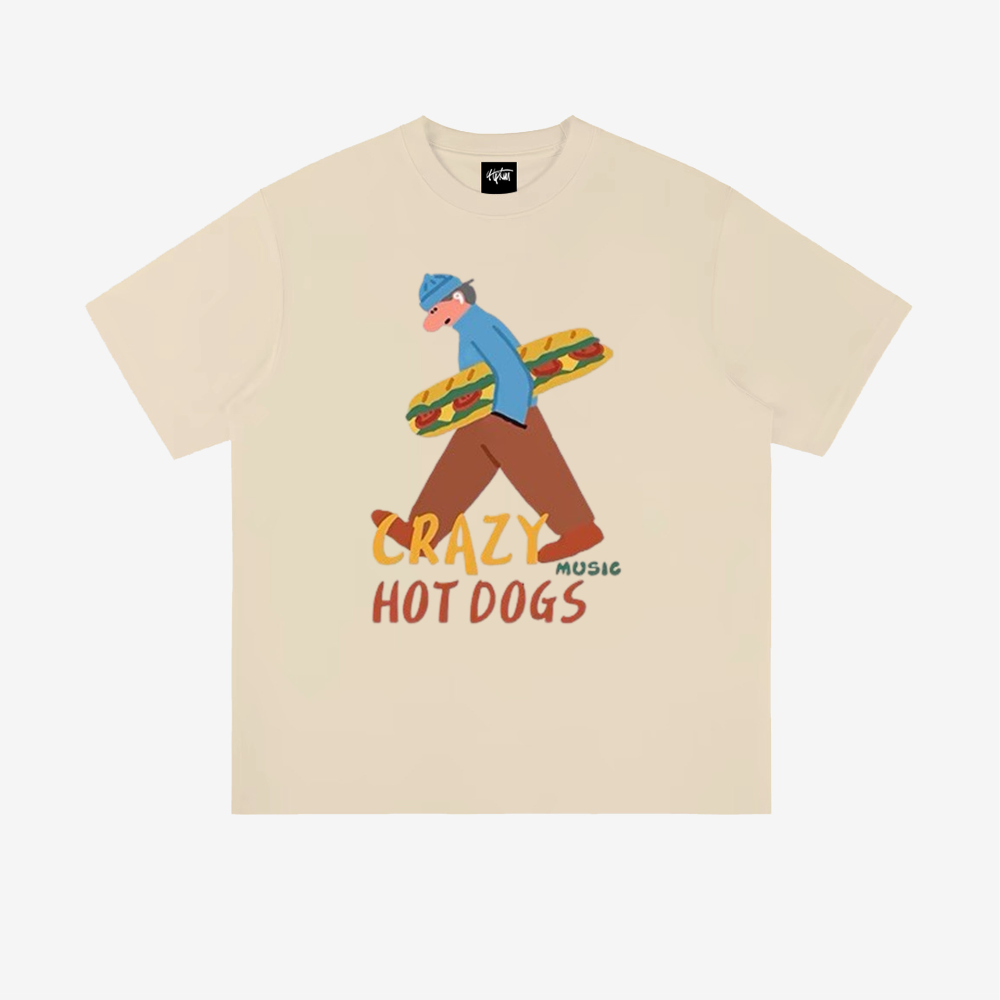 “American summer niche cartoon skateboard boy print” T-shirt