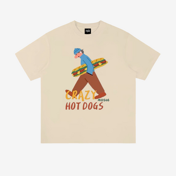 “American summer niche cartoon skateboard boy print” T-shirt