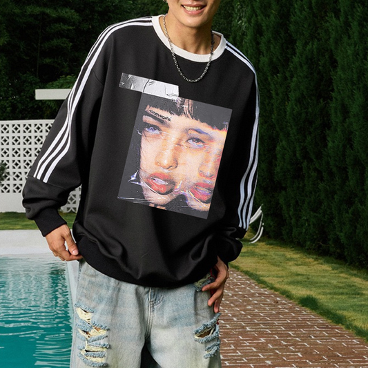 “Weakness Graphic Cotton” Sweatshirt