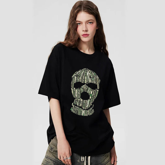 "High street casual retro banknote characters" T-shirt